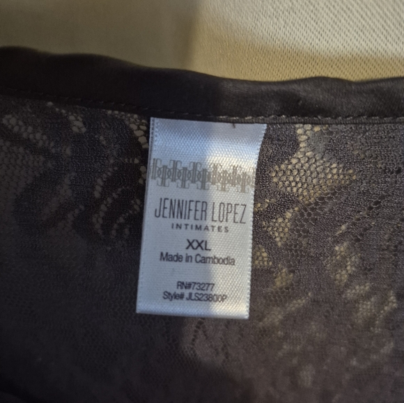 Jennifer Lopez Zebra Print Lace Tank Top - Picture 3 of 3